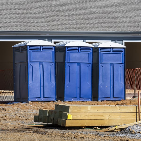 are there any restrictions on where i can place the porta potties during my rental period in Newland NC